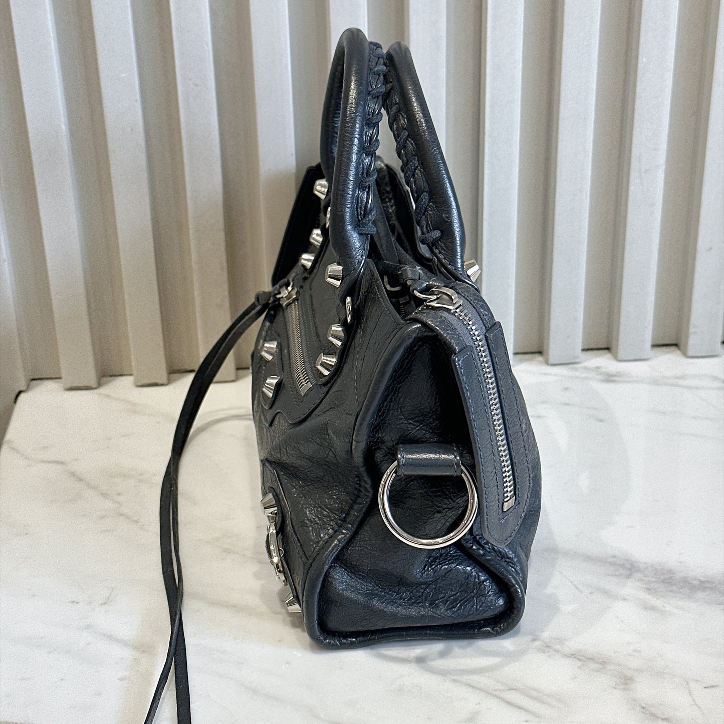 Balenciaga Classic Mini City in Dark Grey