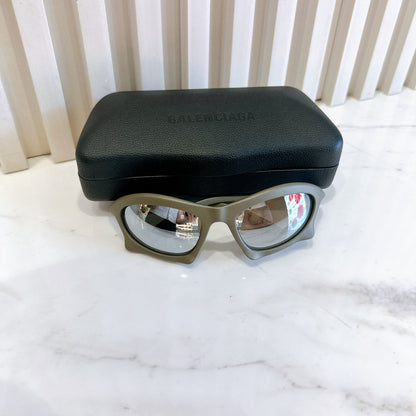 Balenciaga Bat Rectangle Sunglasses