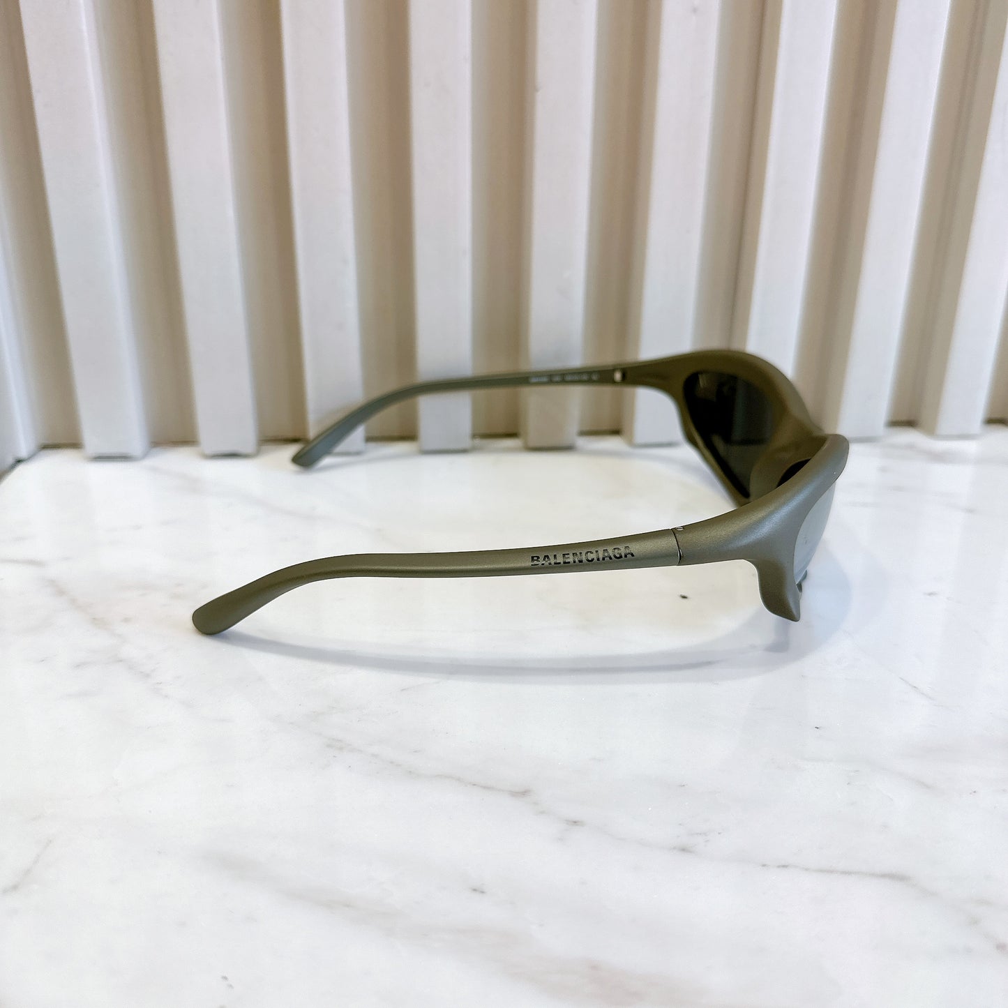 Balenciaga Bat Rectangle Sunglasses