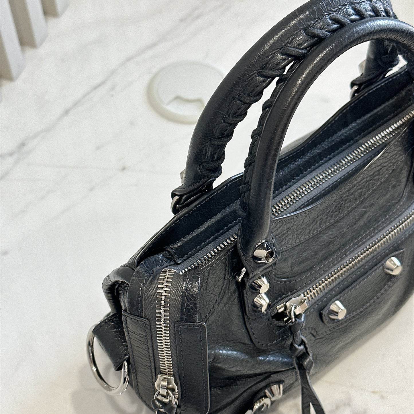 Balenciaga Classic Mini City in Dark Grey