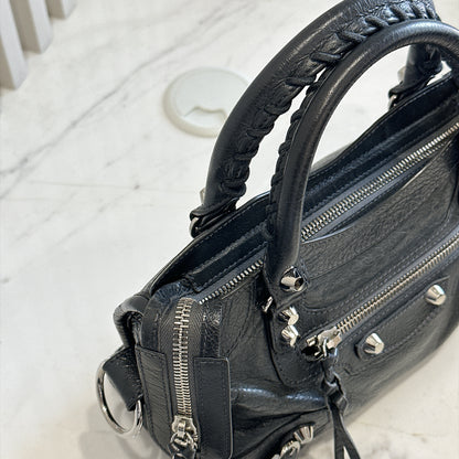 Balenciaga Classic Mini City in Dark Grey