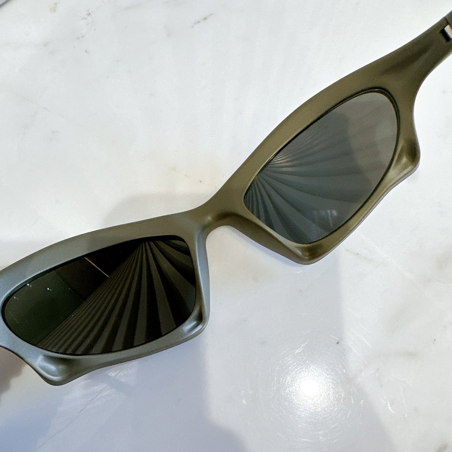 Balenciaga Bat Rectangle Sunglasses