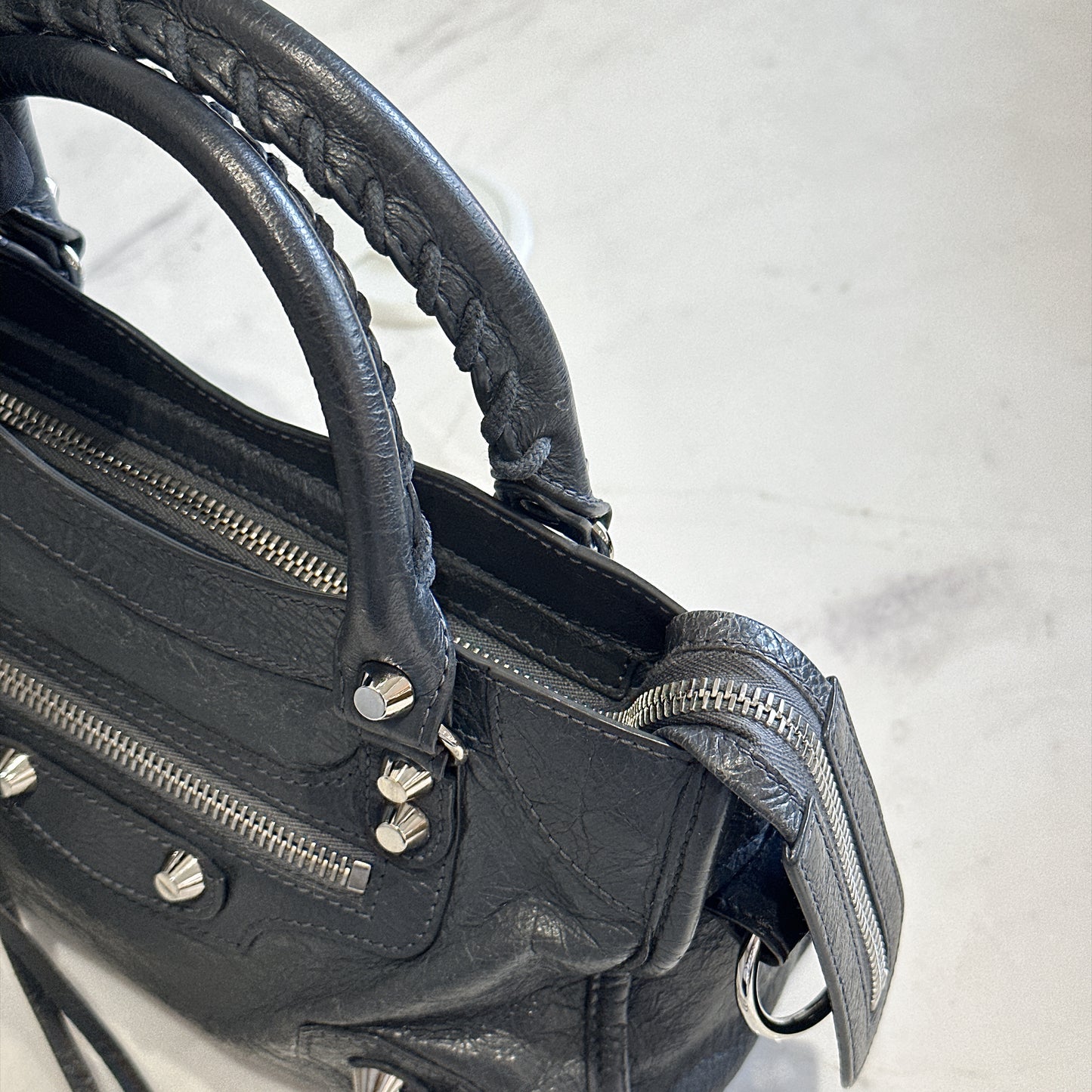 Balenciaga Classic Mini City in Dark Grey