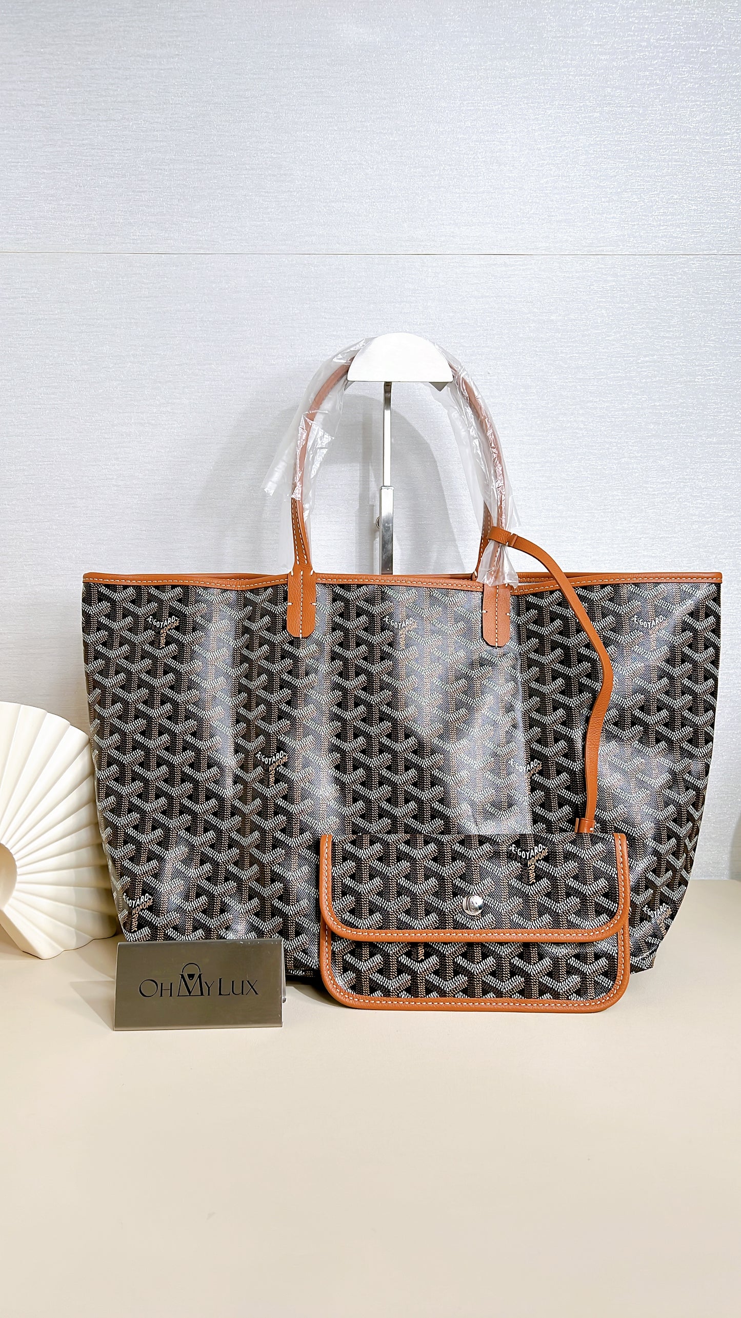 Goyard St Louis in Tan