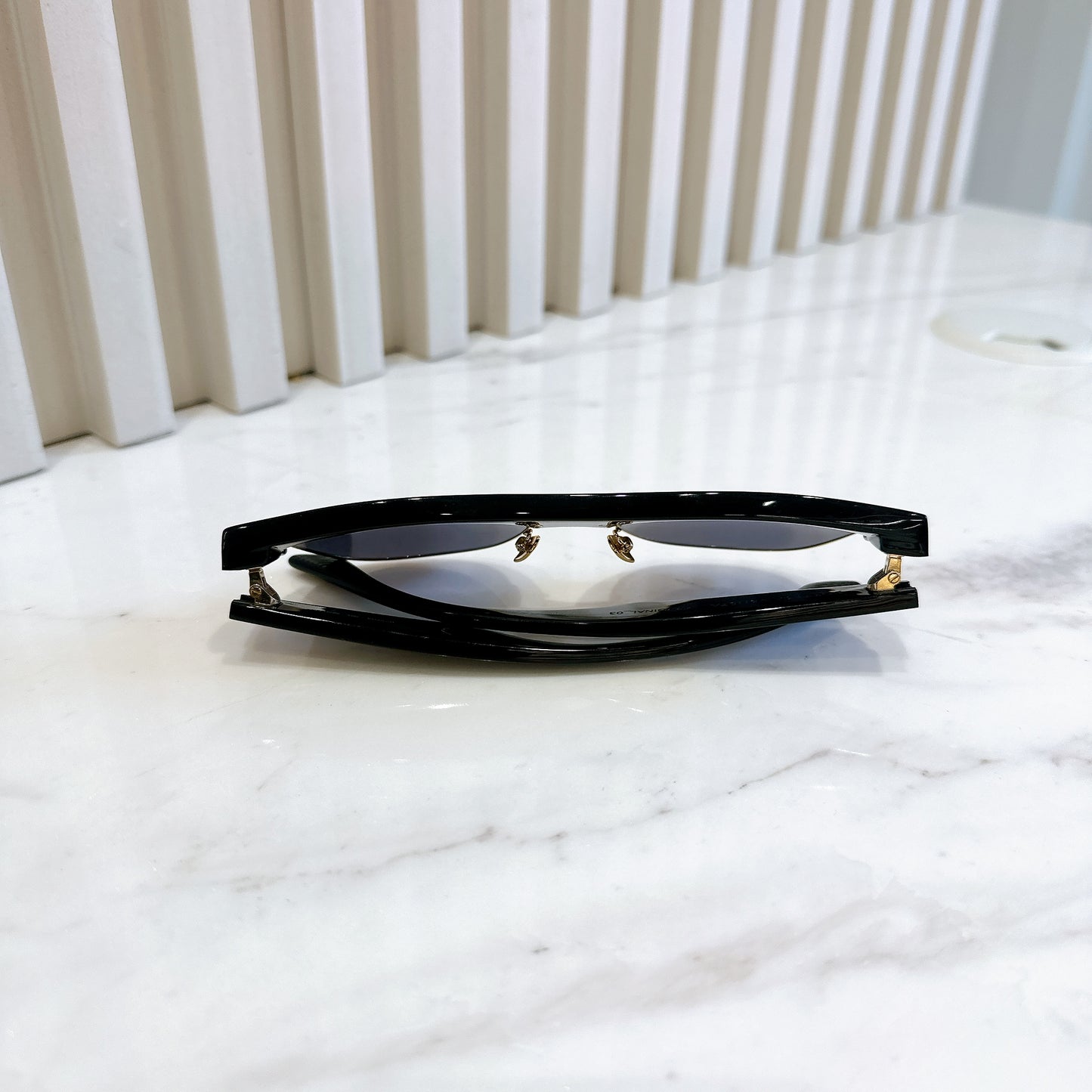 Bottega Veneta Half Frame Sunglasses