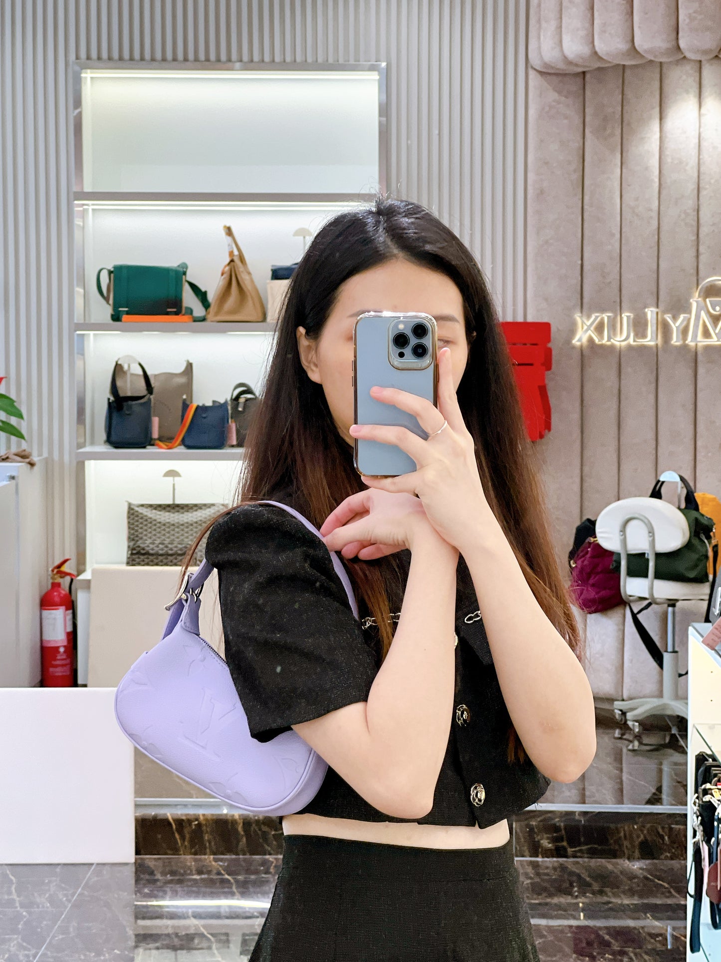 LV Mini Moon in Purple