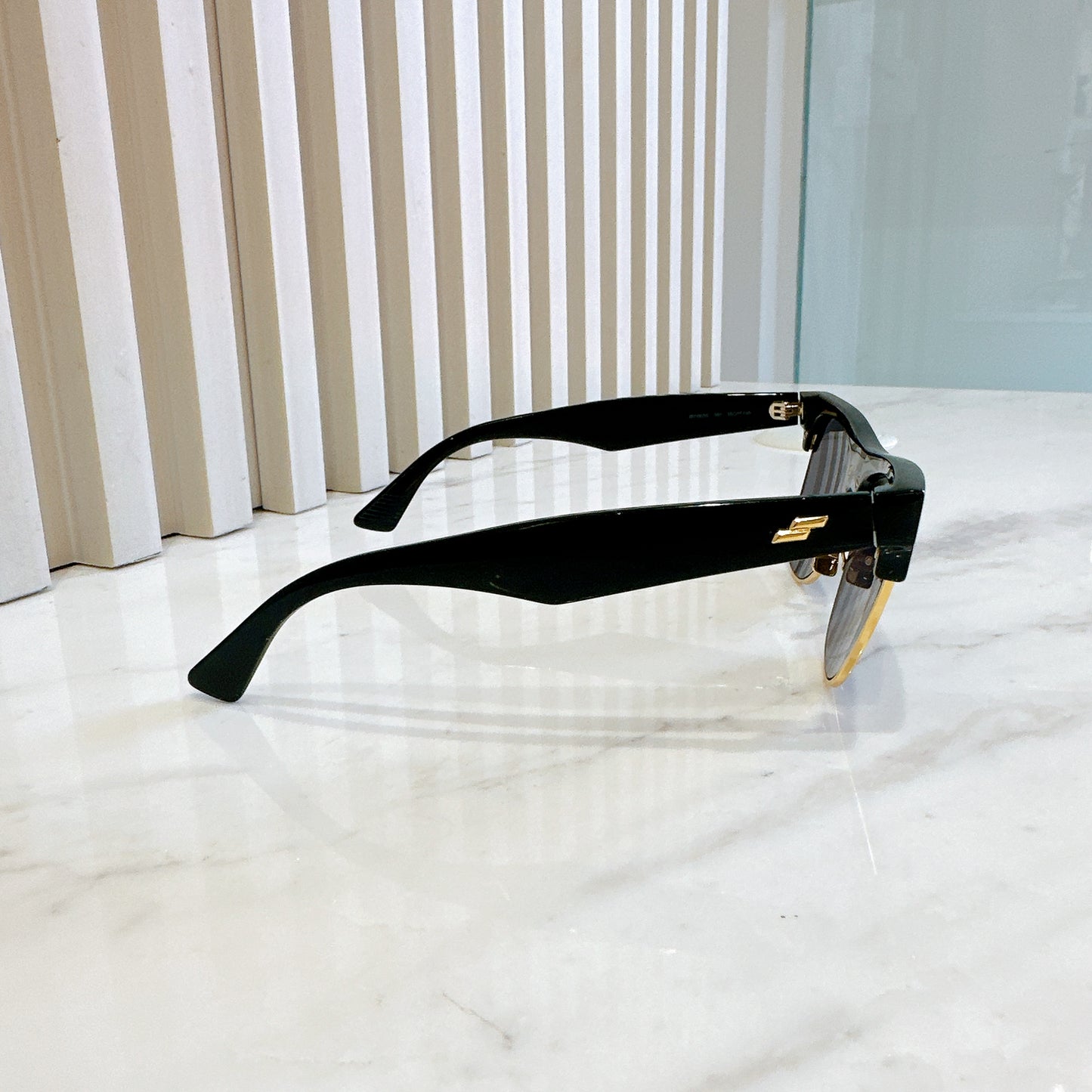 Bottega Veneta Half Frame Sunglasses