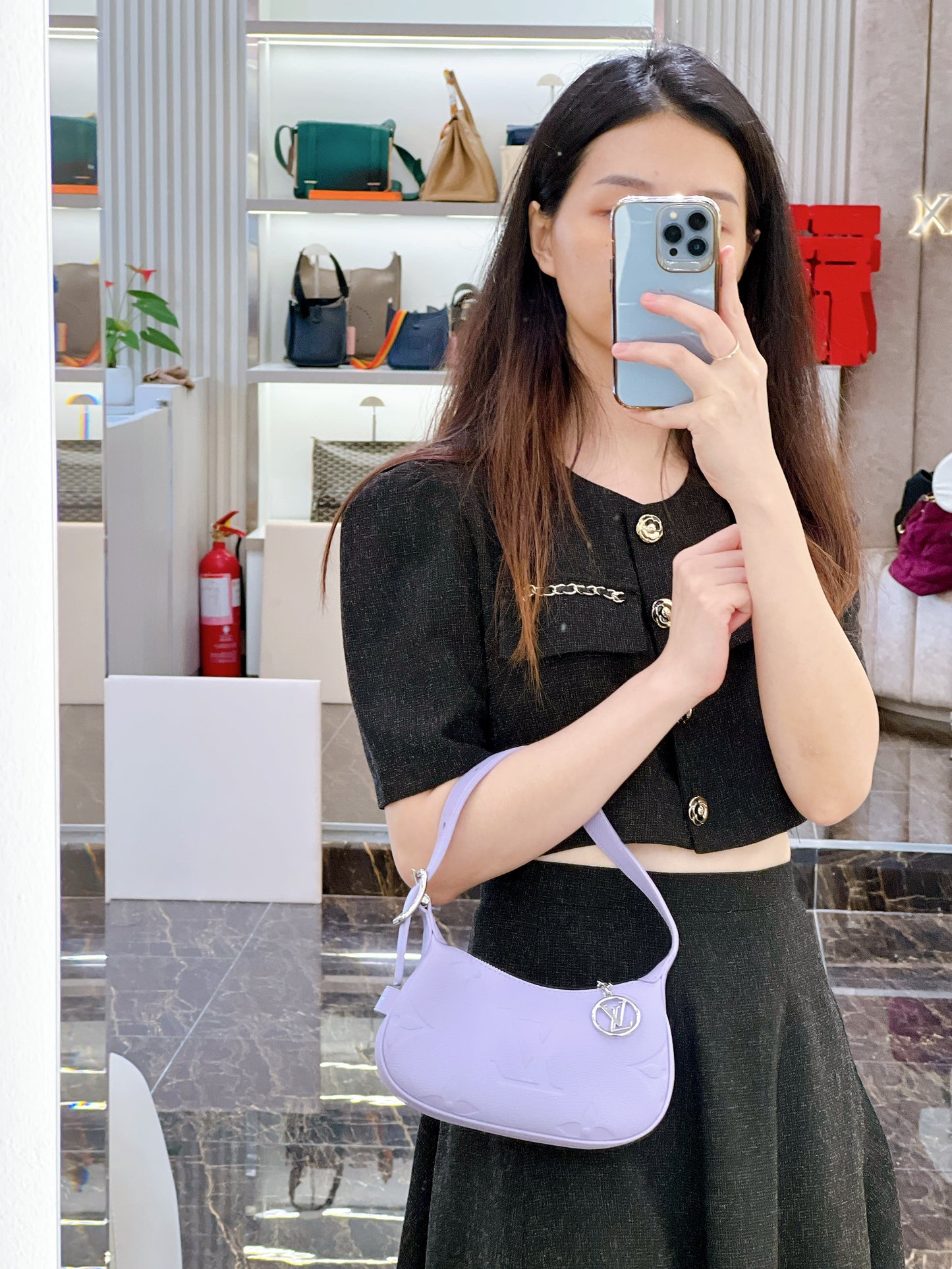 LV Mini Moon in Purple