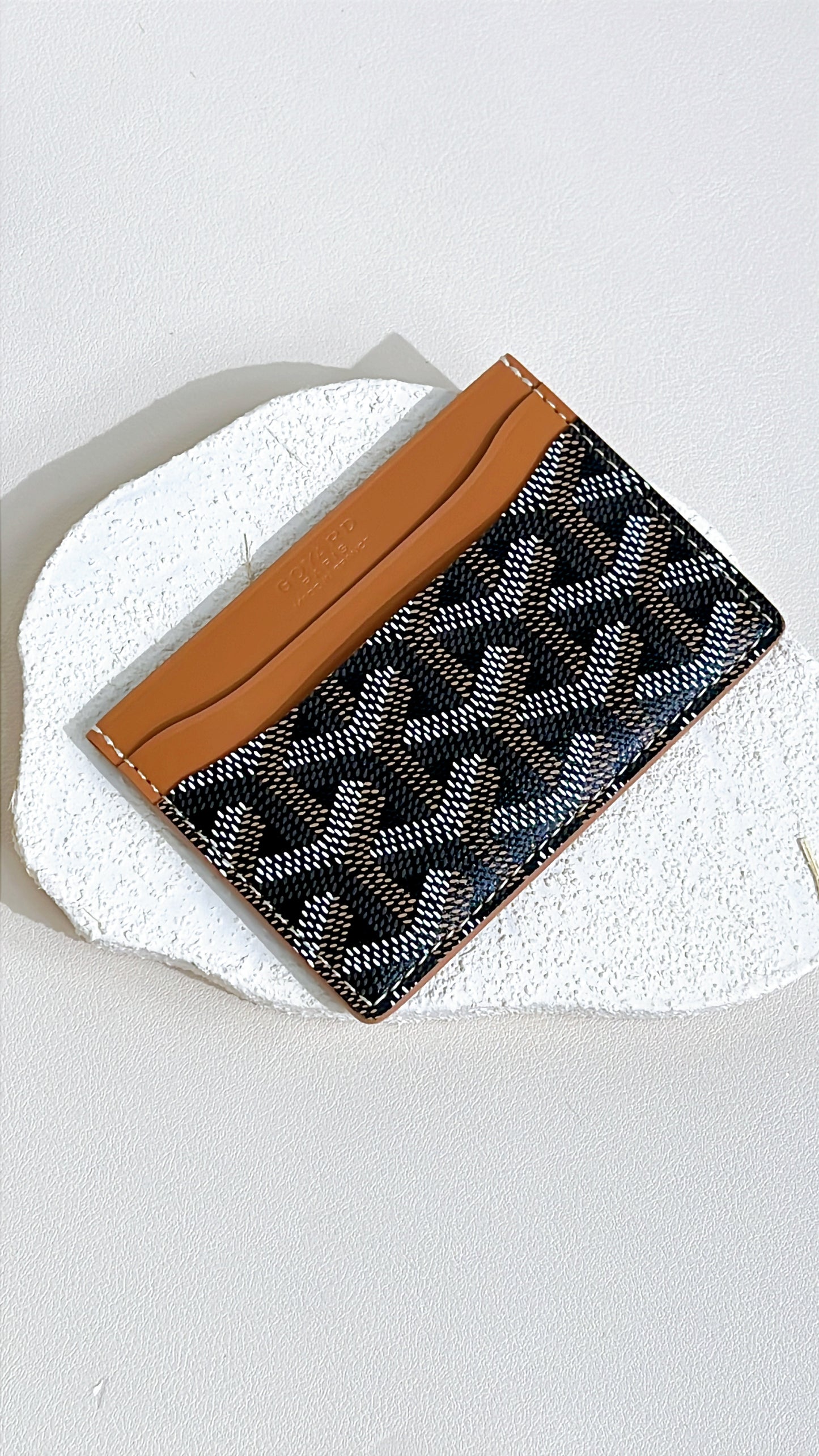 Goyard Sulpice Card Holder In Tan