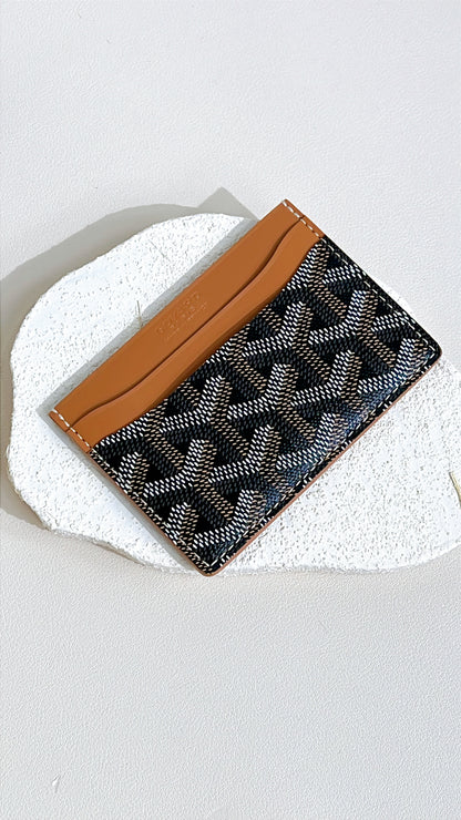 Goyard Sulpice Card Holder In Tan