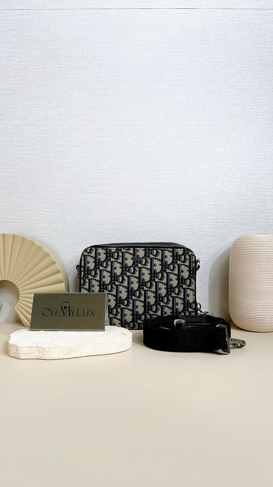 Dior Zipped Pouch with Strap