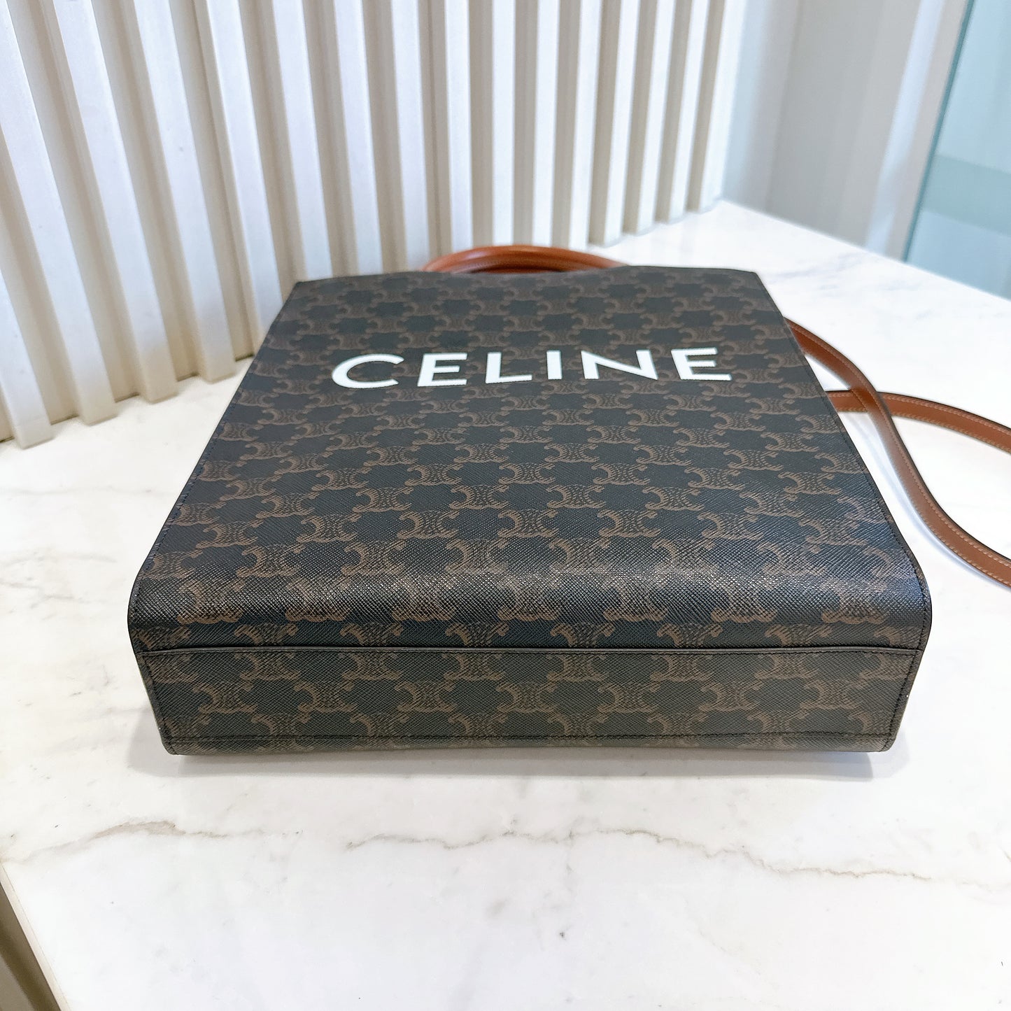 Celine Triomphe Cabas Vertical in Medium