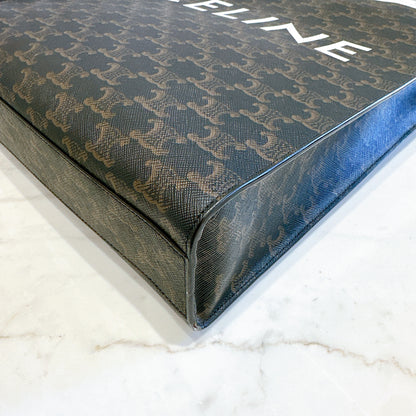 Celine Triomphe Cabas Vertical in Medium