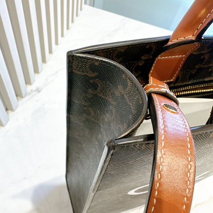 Celine Triomphe Cabas Vertical in Medium