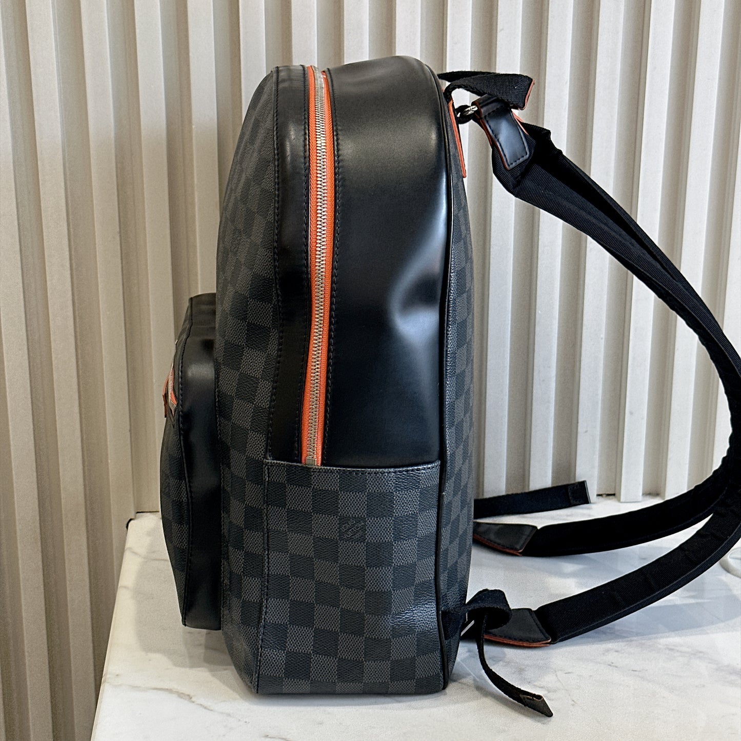 LV Damier Graphite Comet Josh Backpack