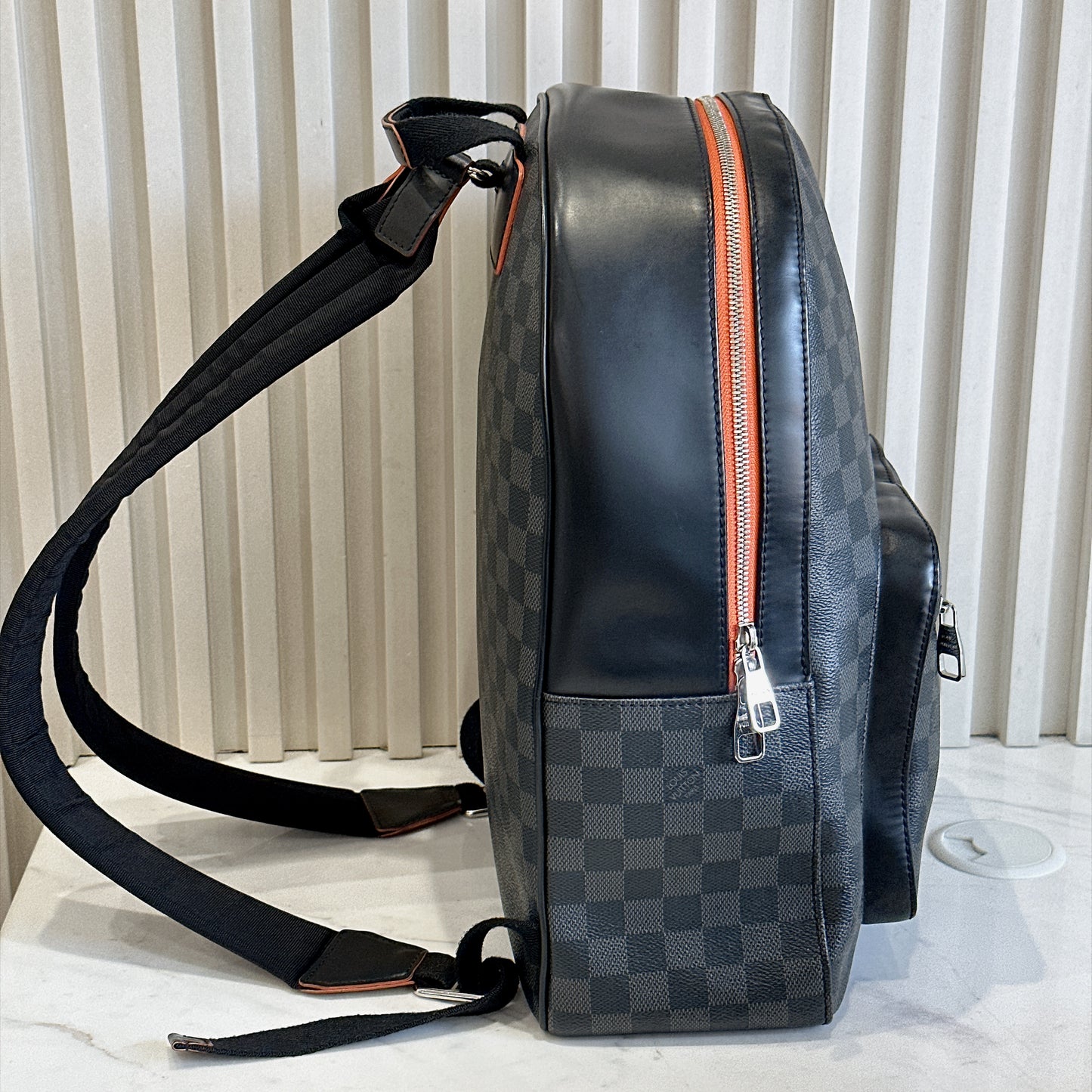 LV Damier Graphite Comet Josh Backpack