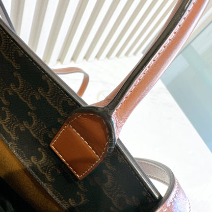 Celine Triomphe Cabas Vertical in Medium