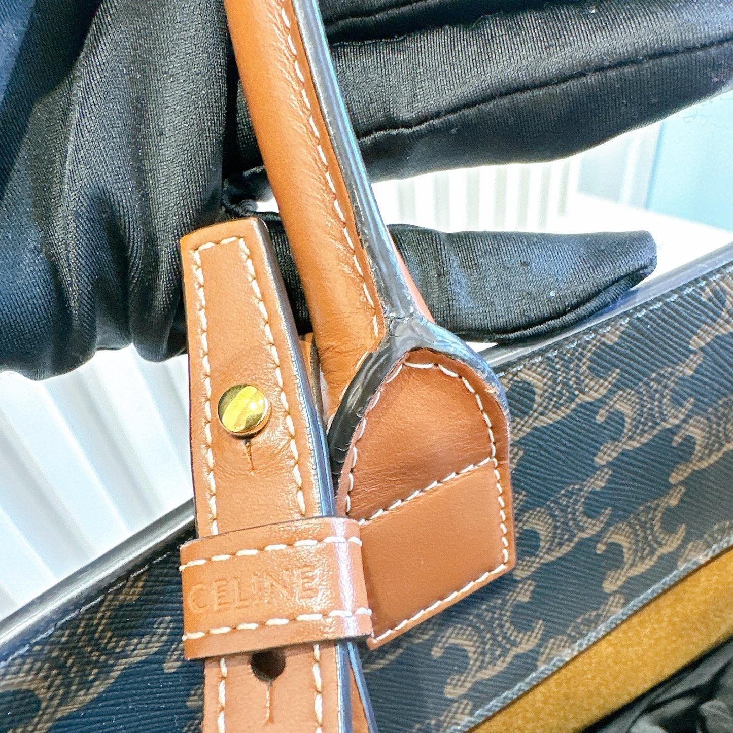 Celine Triomphe Cabas Vertical in Medium