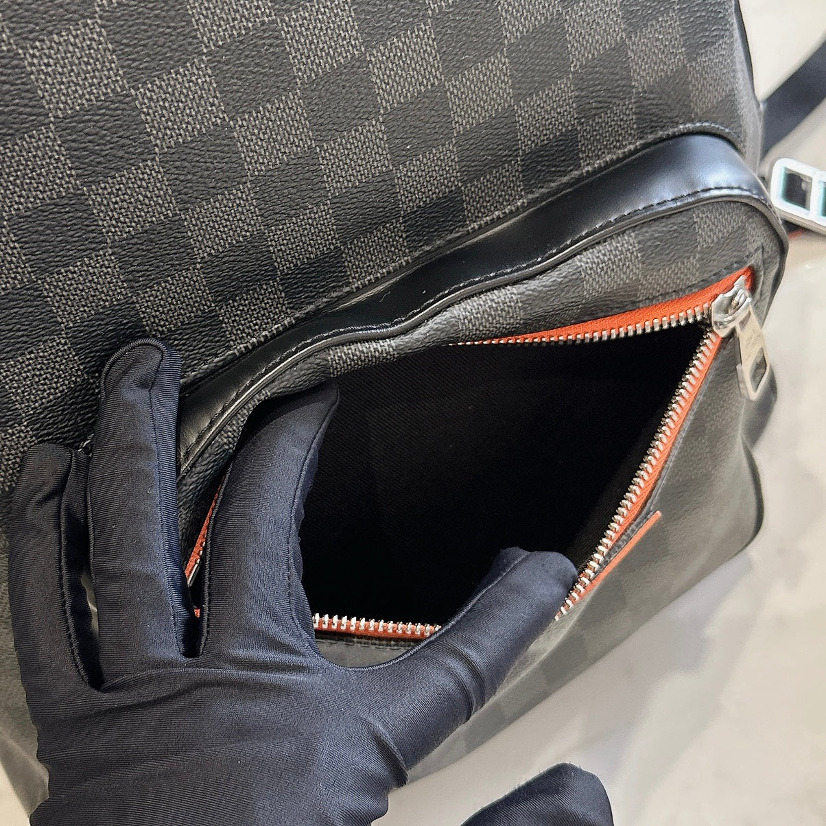 LV Damier Graphite Comet Josh Backpack