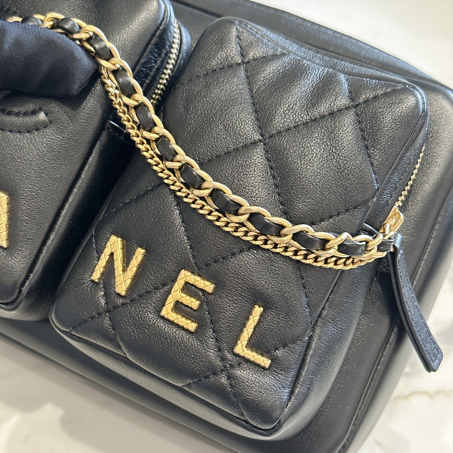 Chanel 22C Twin Pocket Camera Case
