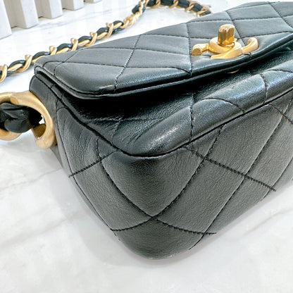 Chanel 24S Mini Square in Black GHW