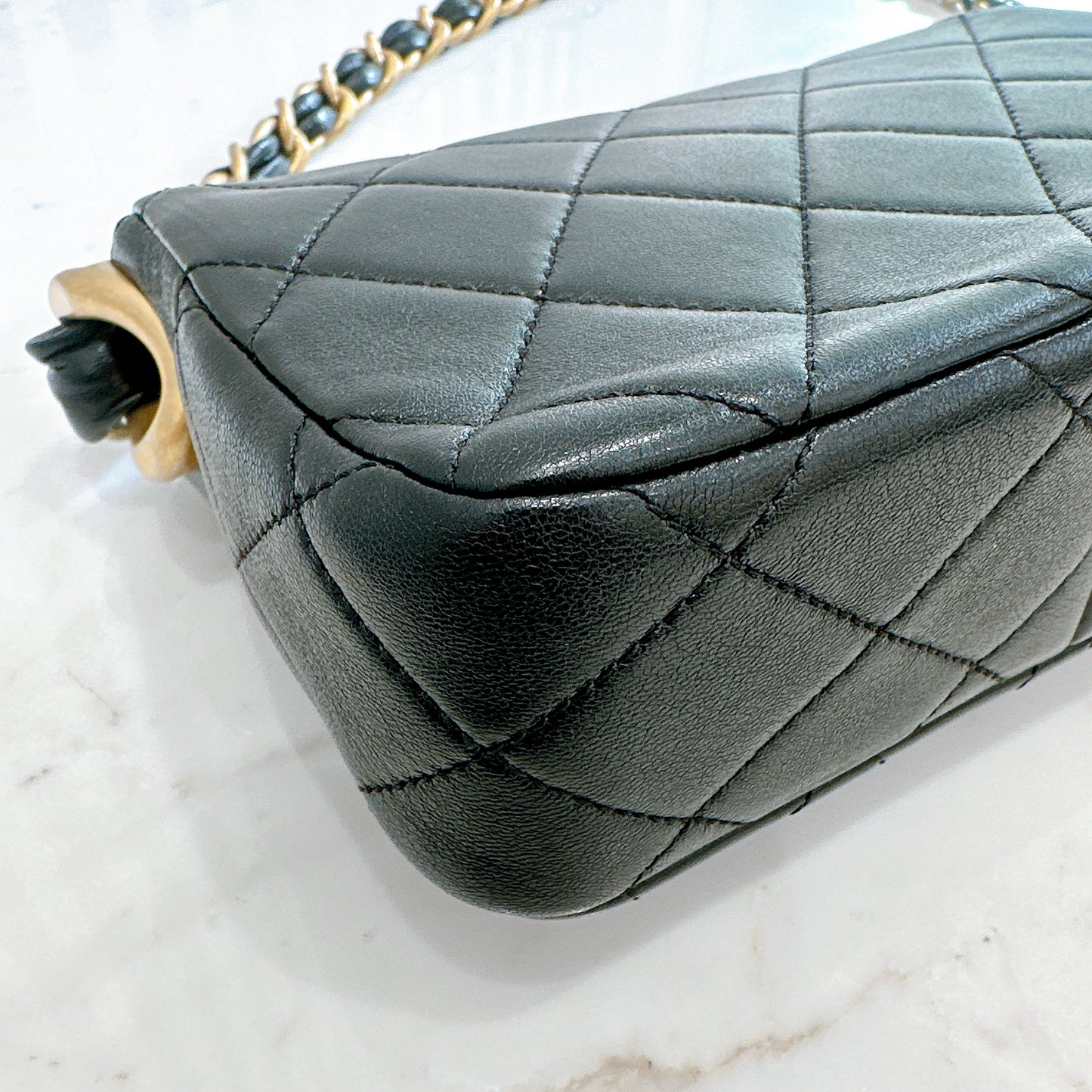 Chanel 24S Mini Square in Black GHW
