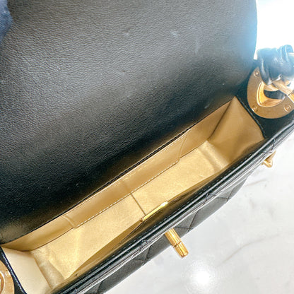 Chanel 24S Mini Square in Black GHW