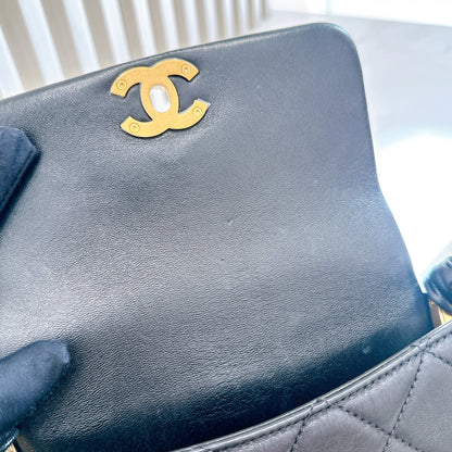 Chanel 24S Mini Square in Black GHW