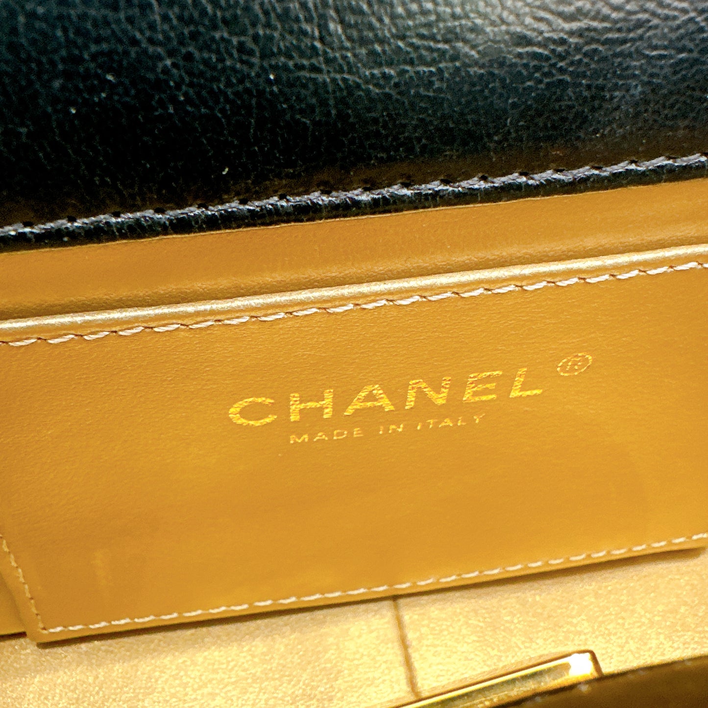 Chanel 24S Mini Square in Black GHW