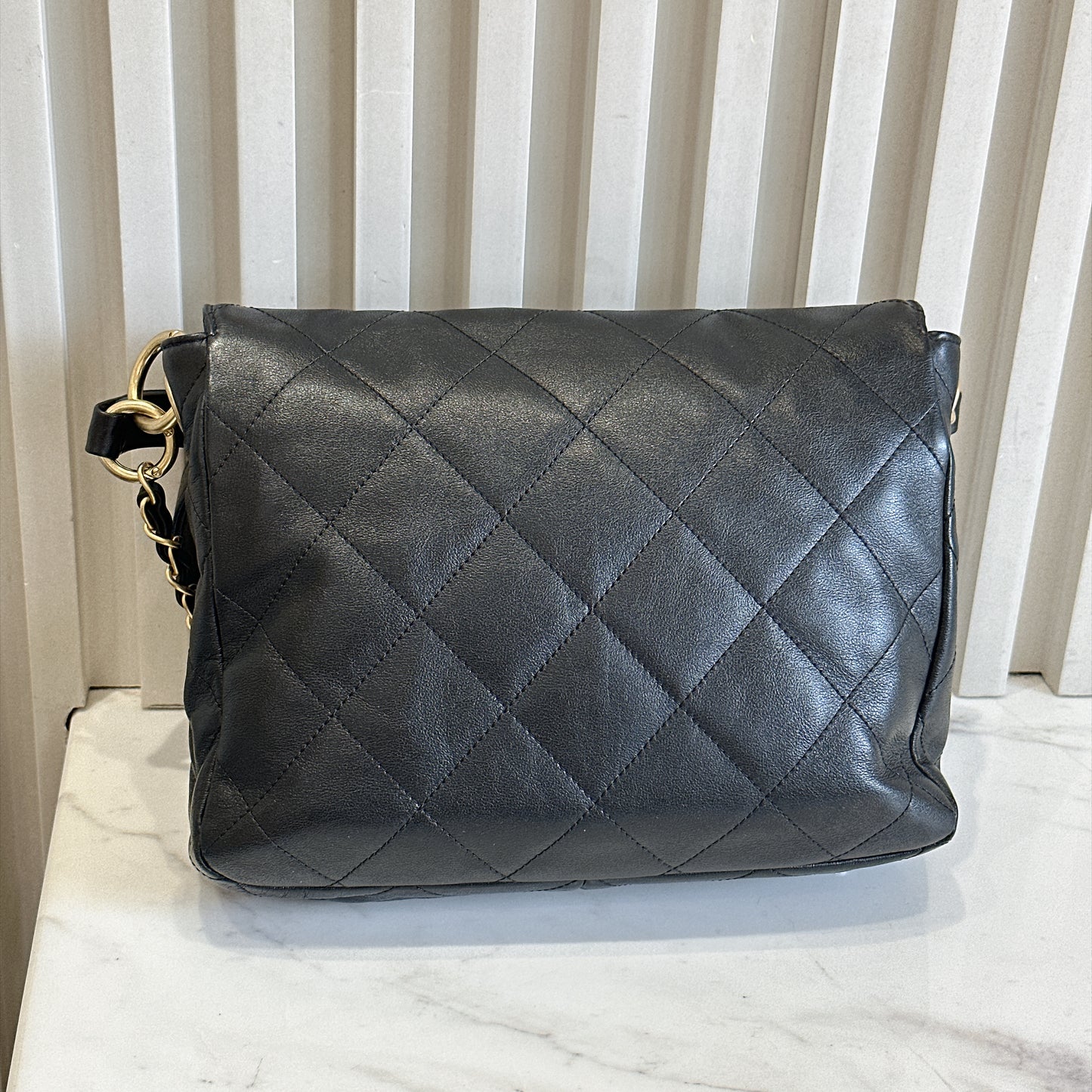 Chanel Supple Twins Hobo Bag in Black