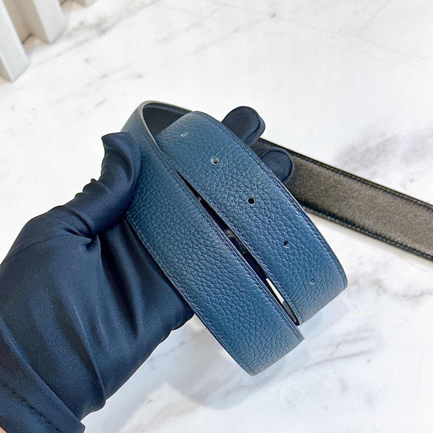 Hermes Reversible Belt with Limited H Buckle 90cm