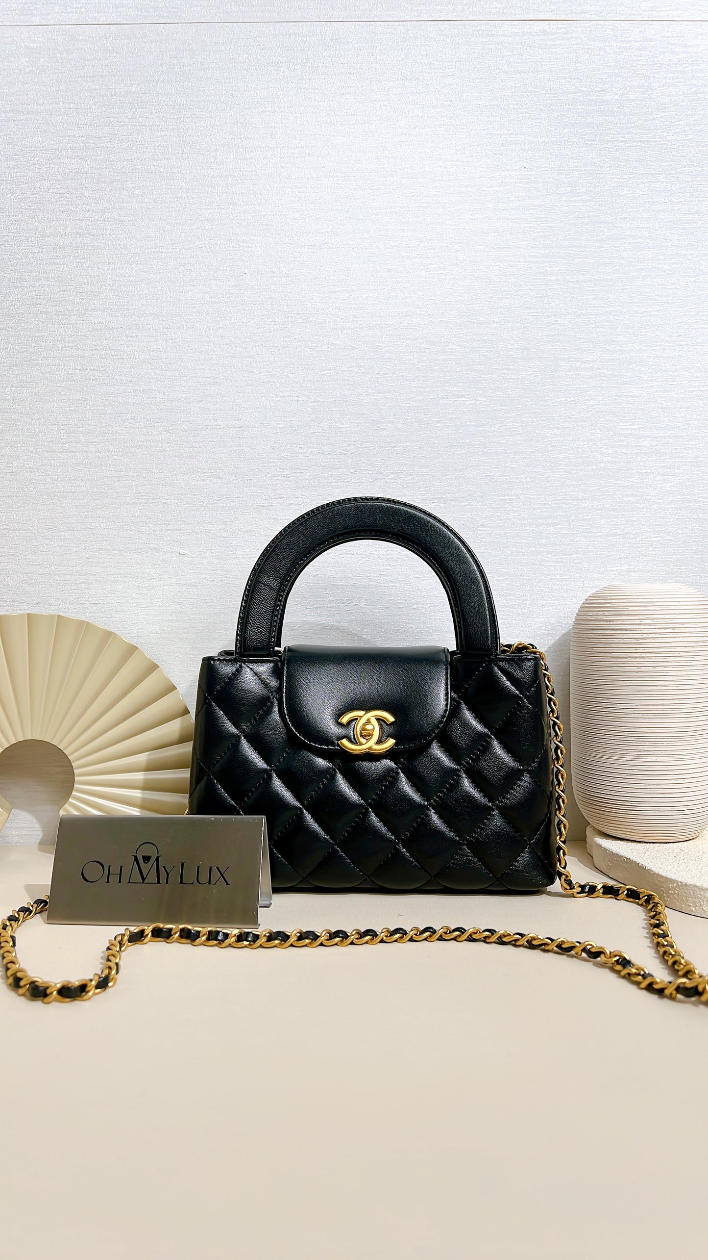 Chanel Mini Kelly in Black GHW