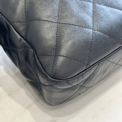 Chanel Supple Twins Hobo Bag in Black