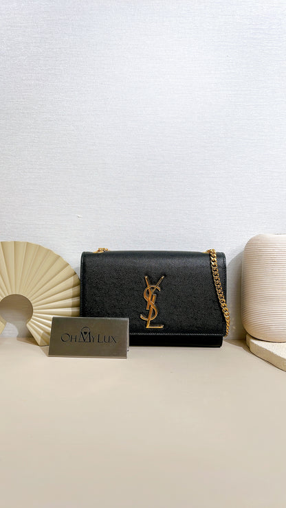 YSL Kate Small in Black GHW