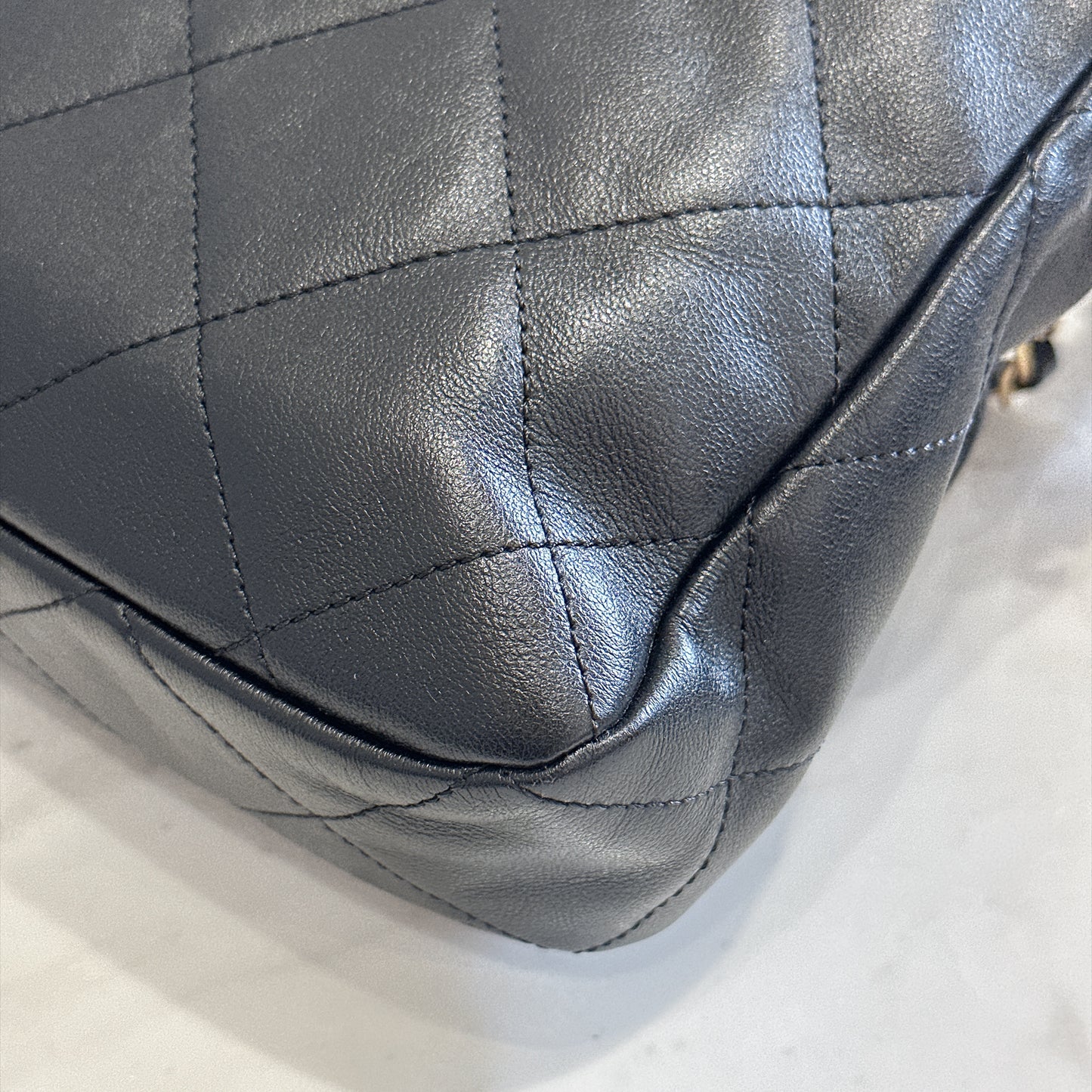 Chanel Supple Twins Hobo Bag in Black