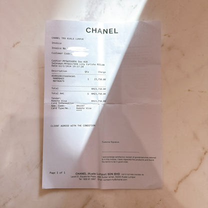Chanel 24S Mini Square in Black GHW