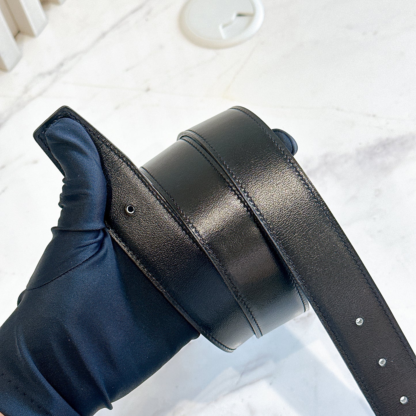 Hermes Reversible Belt with Limited H Buckle 90cm