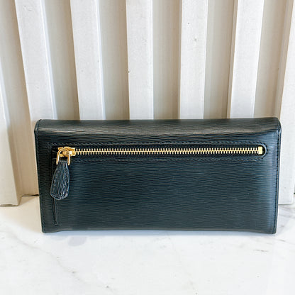 Prada Long Wallet in Black