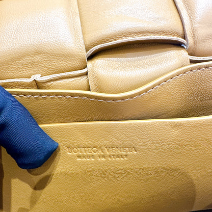 Bottega Veneta Padded Cassette Belt Bag in Caramel