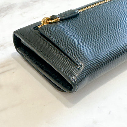 Prada Long Wallet in Black
