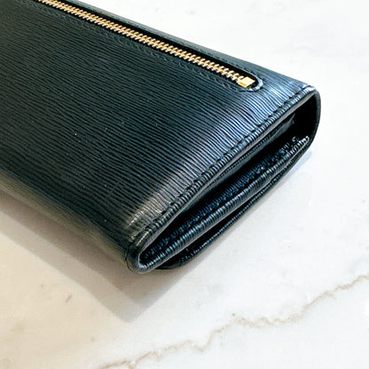 Prada Long Wallet in Black