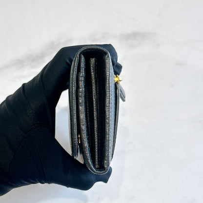 Prada Long Wallet in Black
