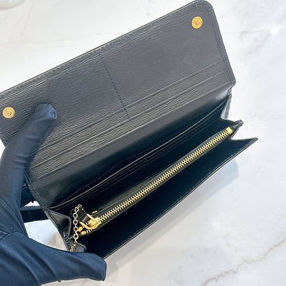 Prada Long Wallet in Black