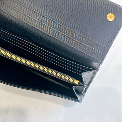 Prada Long Wallet in Black