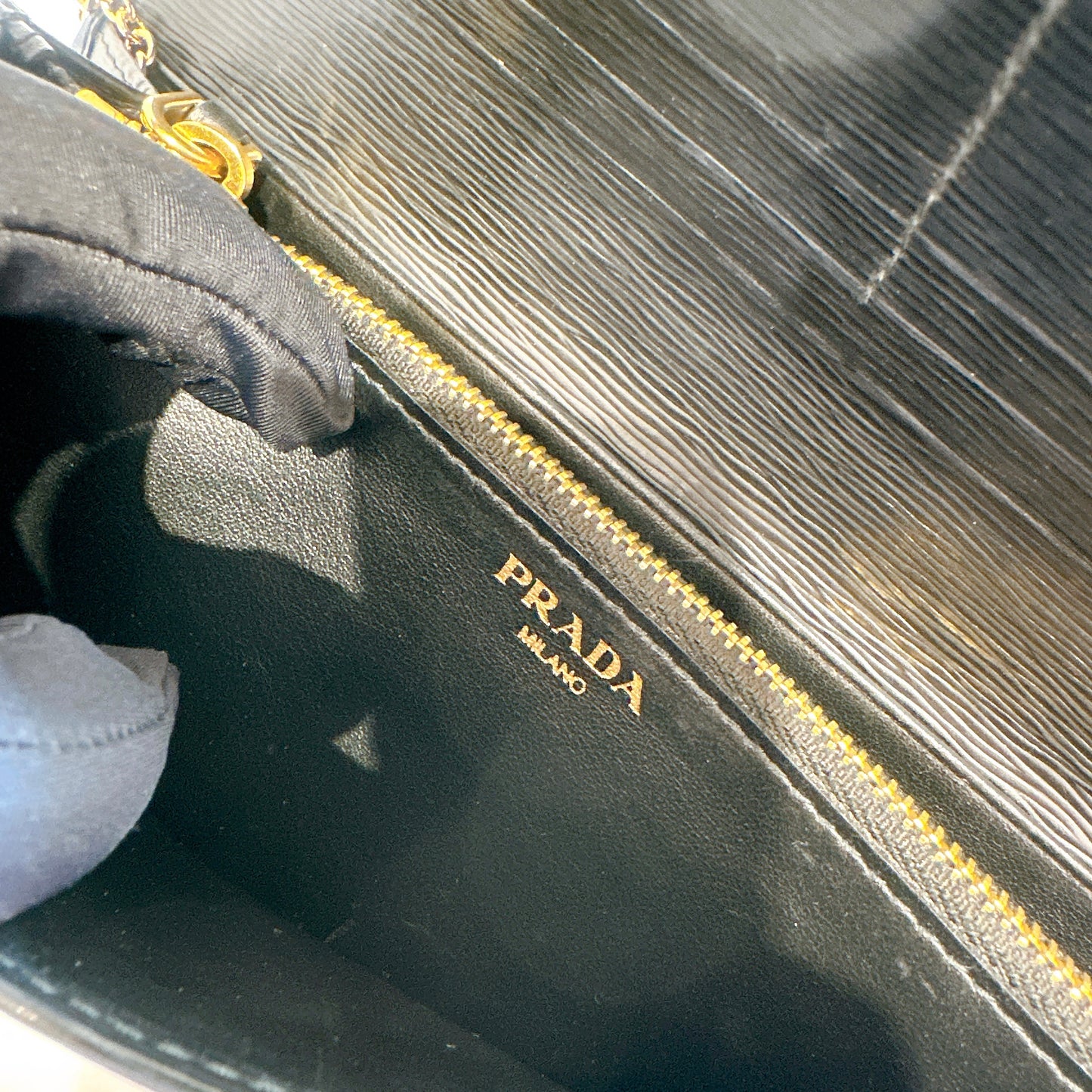 Prada Long Wallet in Black