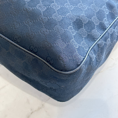 Gucci GG Canvas Web Flap Messenger Bag