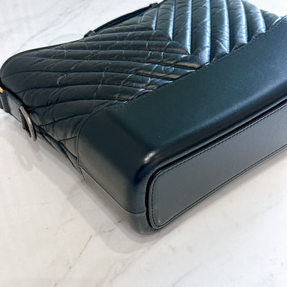 Chanel Gabrielle Medium in Black Chevron