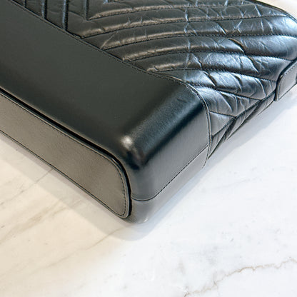 Chanel Gabrielle Medium in Black Chevron