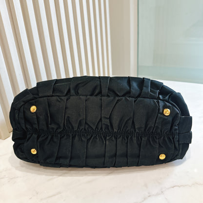 Prada Gaufre in Black Nylon