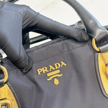 Prada Tessutto 2 Way Blue Nylon Tote Bag BN1902